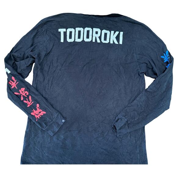 Vintage Tees - Anime My Hero Academia Shoto Todoroki Fire & Ice Graphic Tee*SZ L - Picture 5 of 7